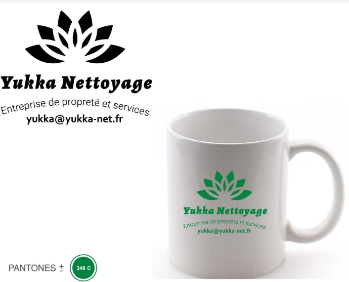 Yukka Nettoyage stylos publicitaires et mugs personnalisés